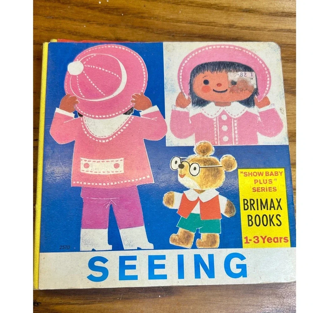 Brimax Books Hearing & Seeing Board 1-3‎ Years Vintage 1970s books
